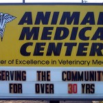 Animal Medical Center Sign